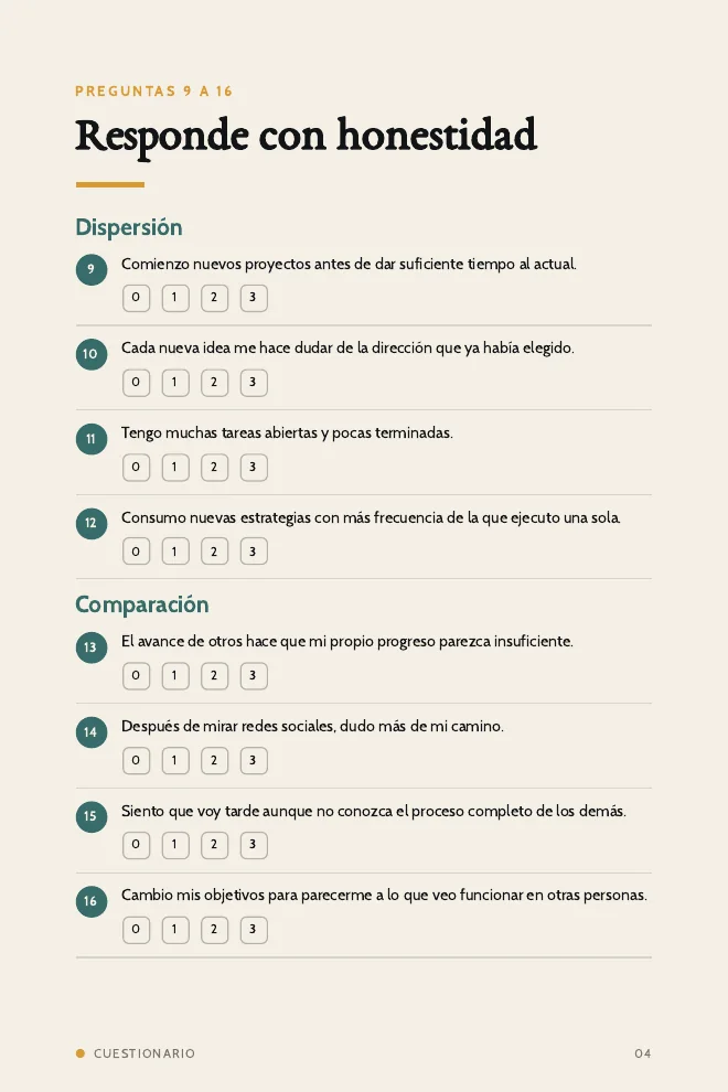 Página interior del Diagnóstico Antiabandono